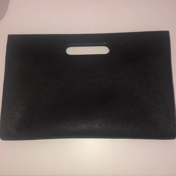 Michael Kors Black Envelope Clutch - Picture 3 of 6